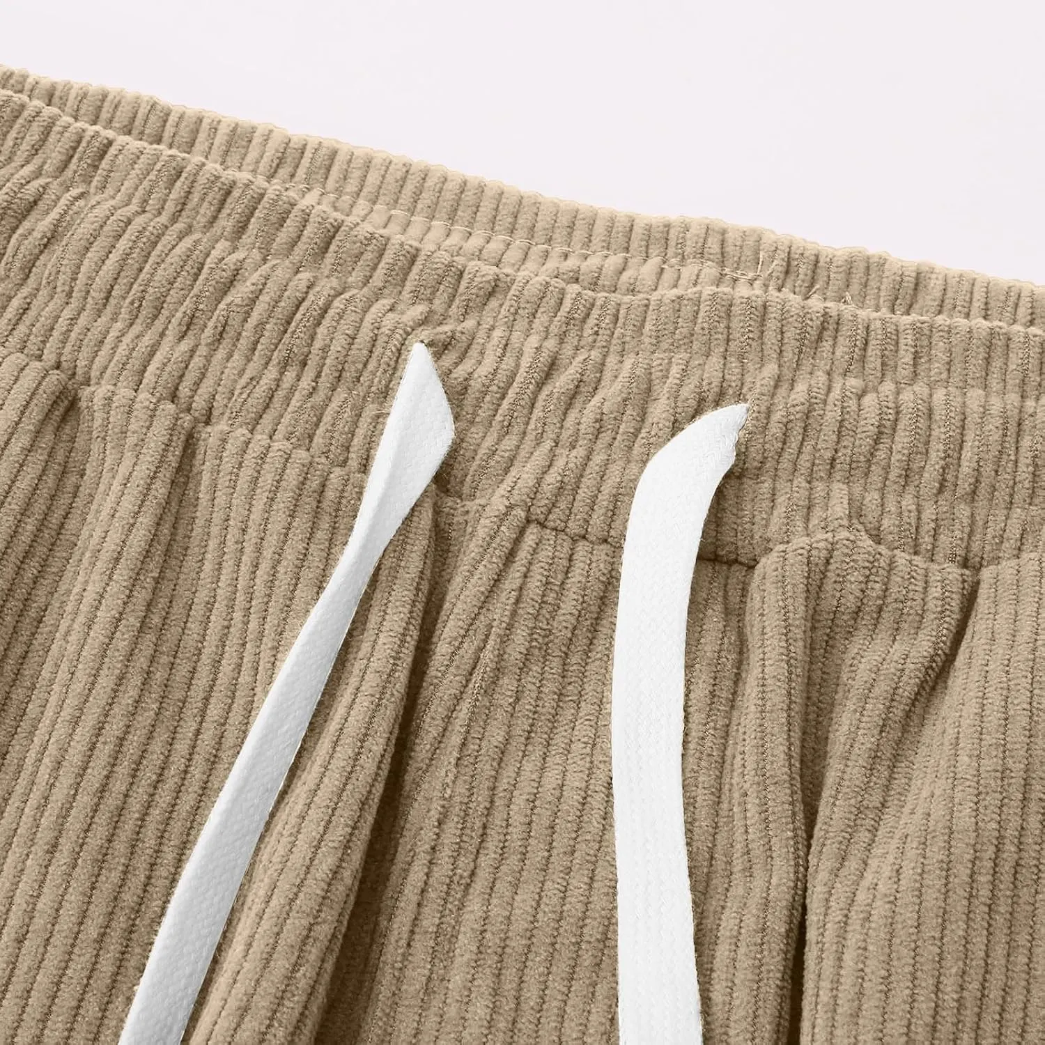 2025 Men's American High Waist Wide Leg Corduroy Casual Sports Pants
