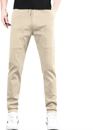 ADHOWBEW Mencomfy Cargo Pants Multipants High Stretch Multi-Pocket Durable Dry Fit Cargo Breathable Joggers