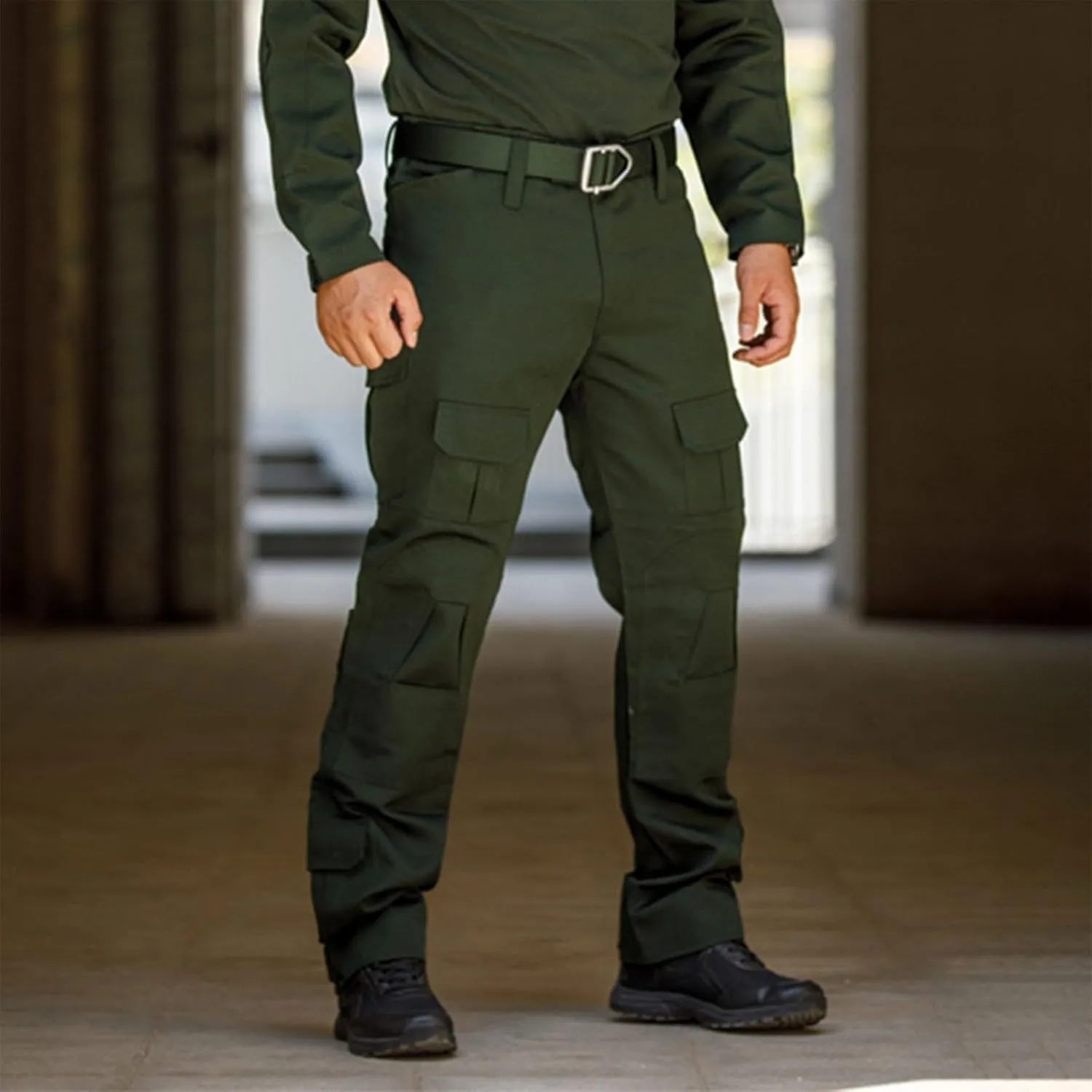 ADHOWBEW Mens Tactical Cargo Pants Stretch Relaxed Fit Waterproof Work Big and Tall Construction Joggers