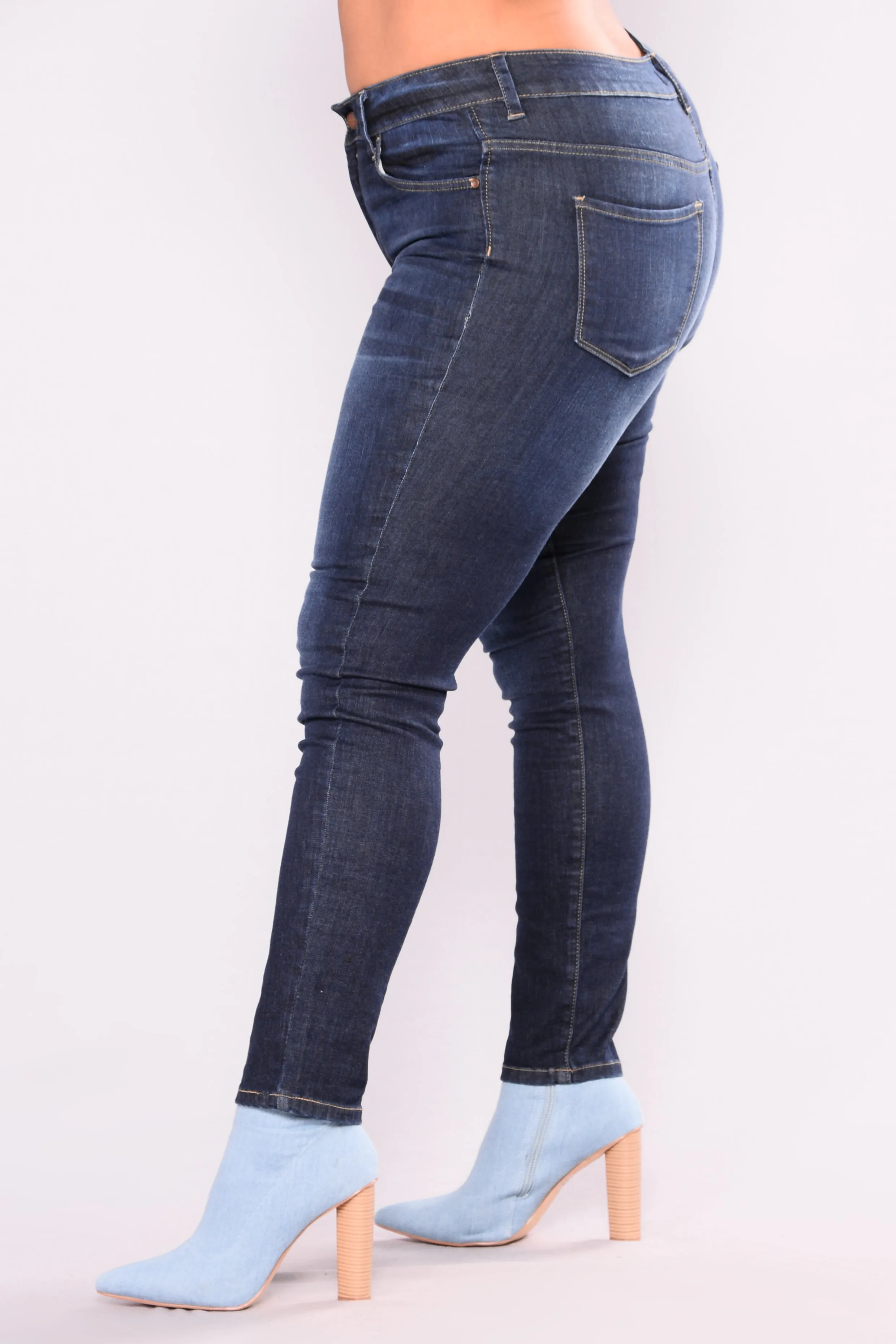 Araceli Skinny Jeans - Dark Denim