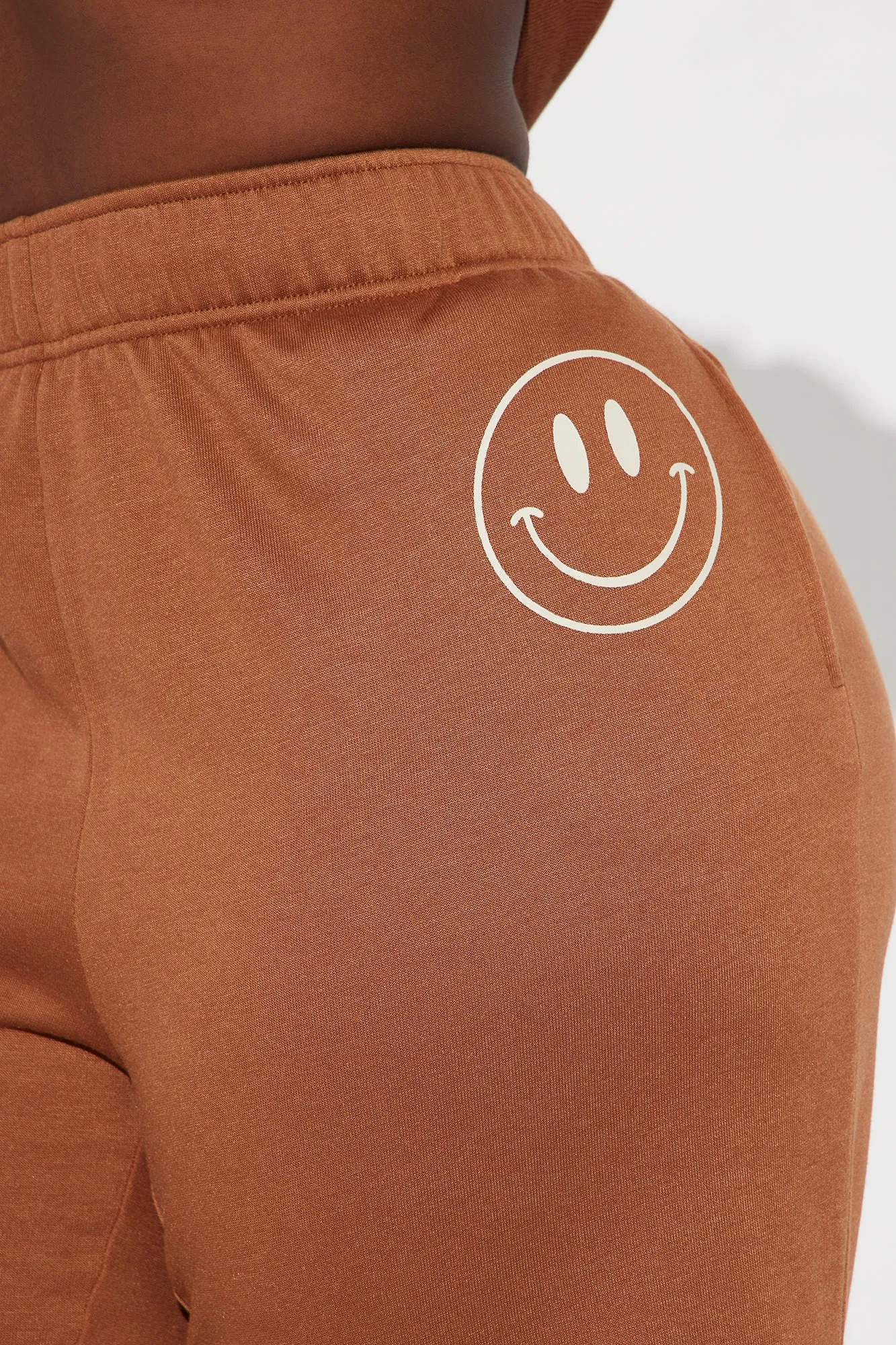 Around The World Fleece Pant Set - Brown