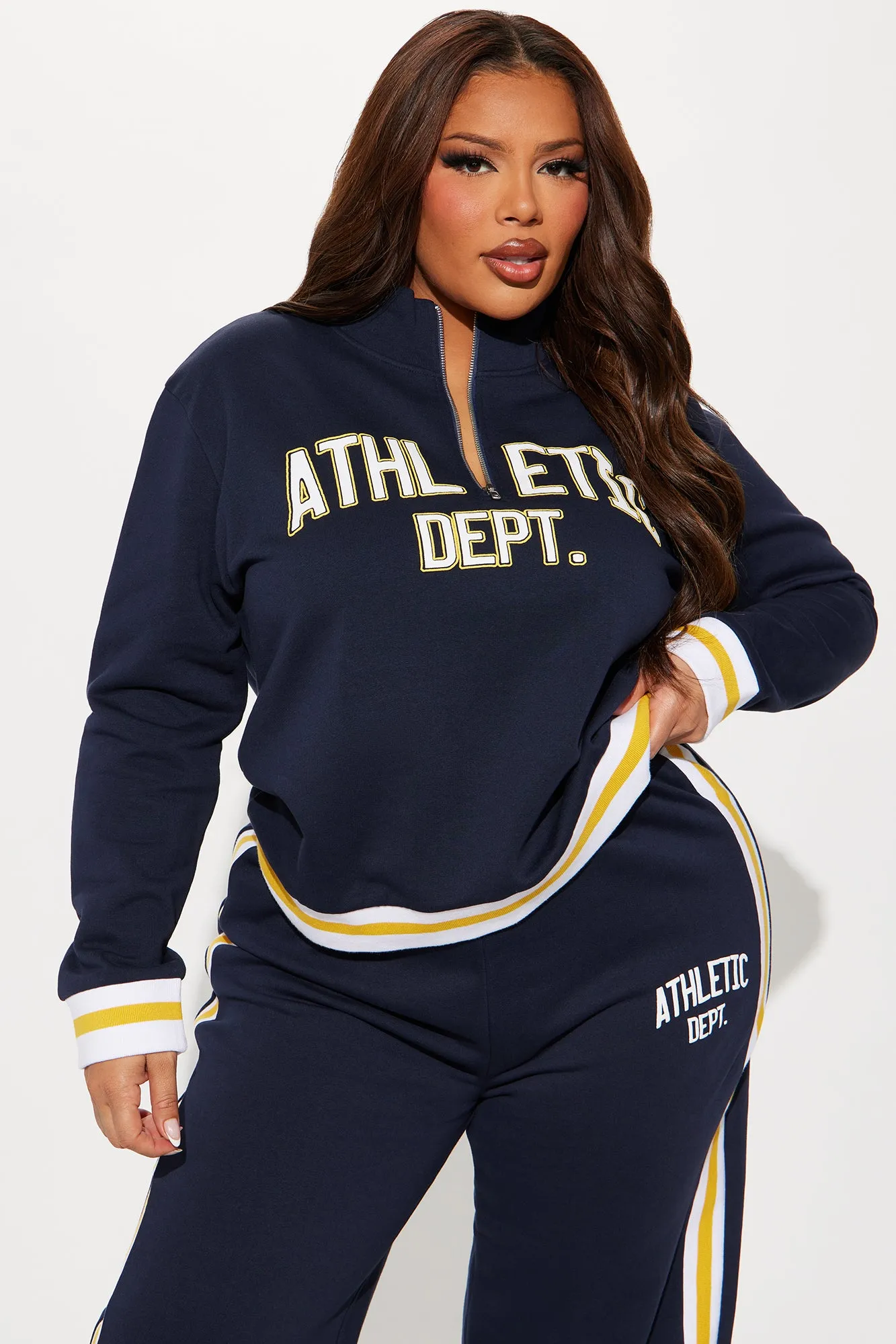 Athletic Dept. Fleece Pant Set - Navy