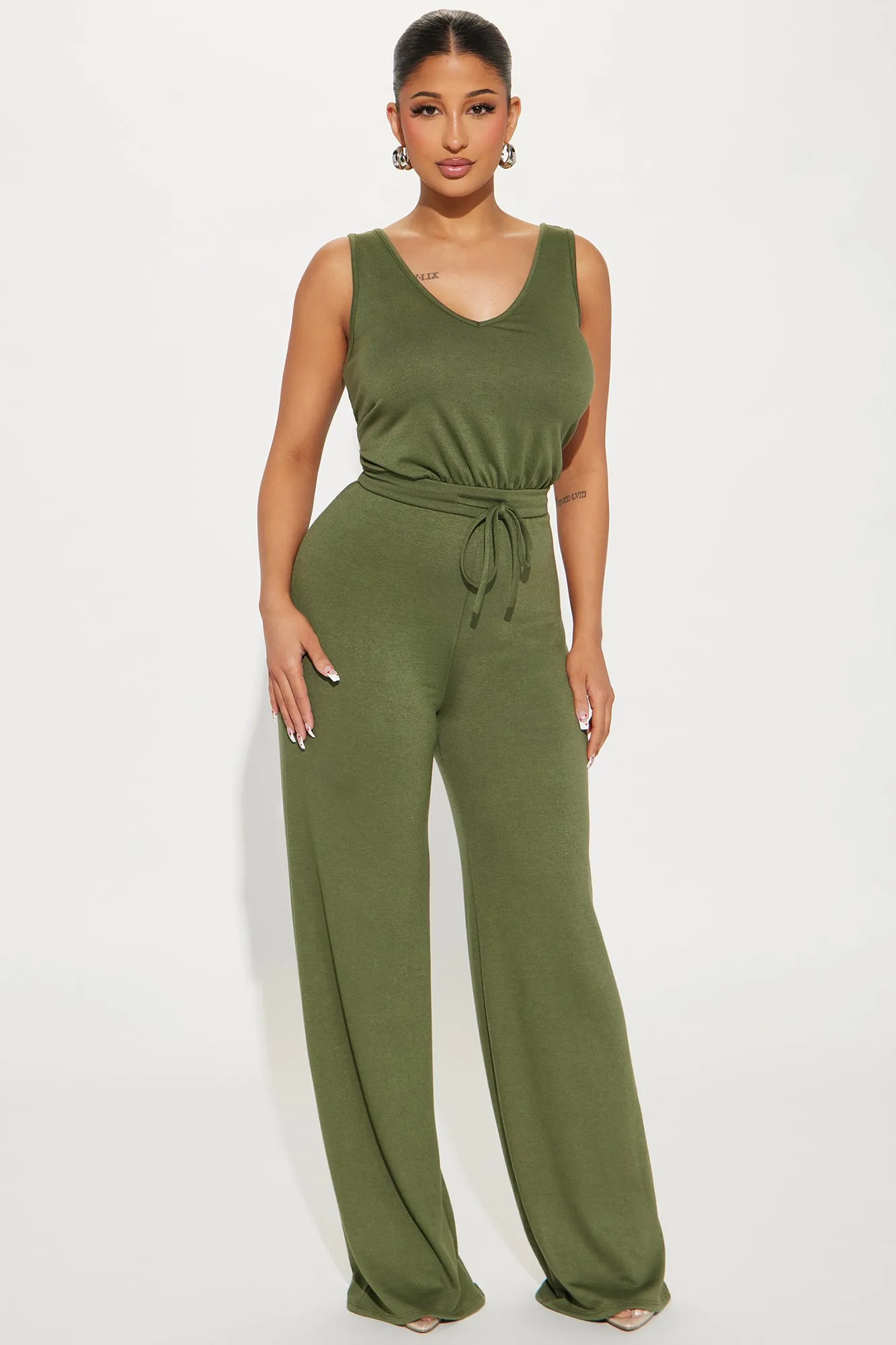 Aylah Jumpsuit - Olive