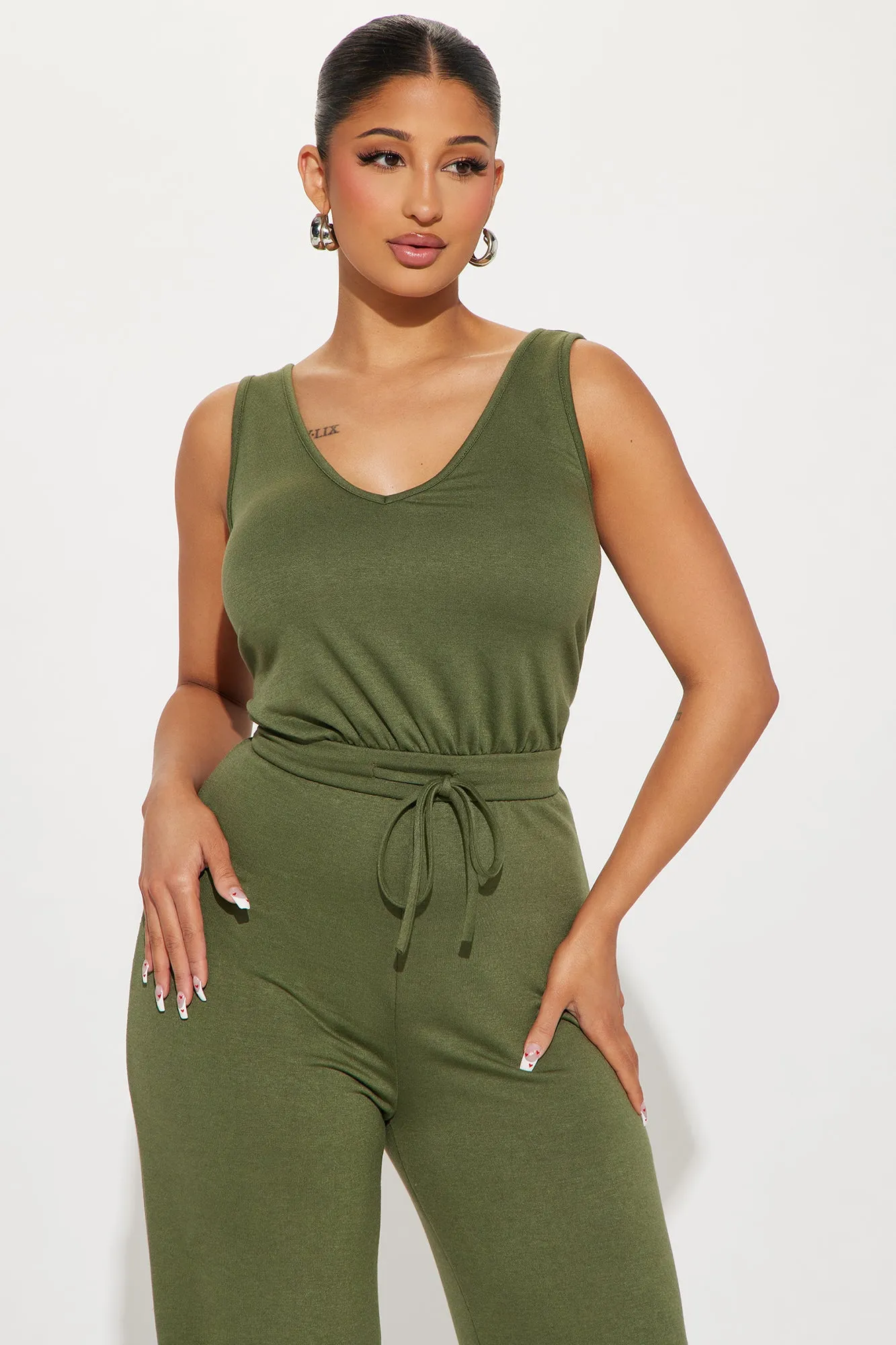 Aylah Jumpsuit - Olive