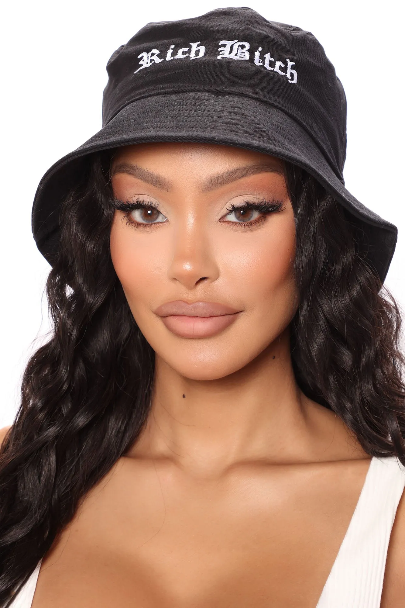 Be That Rich Bitch Bucket Hat - Black