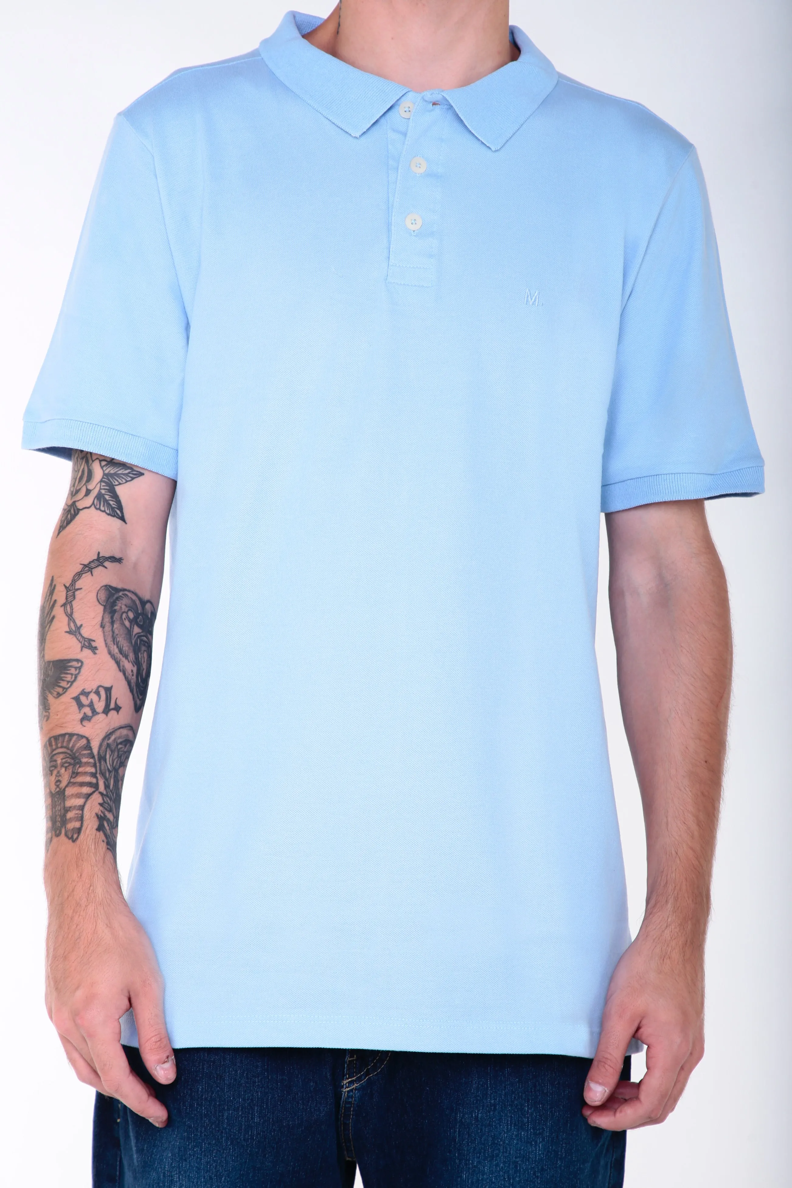 CAMISETA POLO M/C TINGIMENTO REATIVO