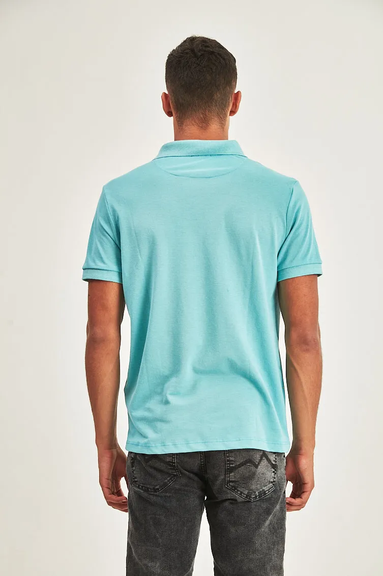 CAMISETA POLO M/C TINGIMENTO REATIVO