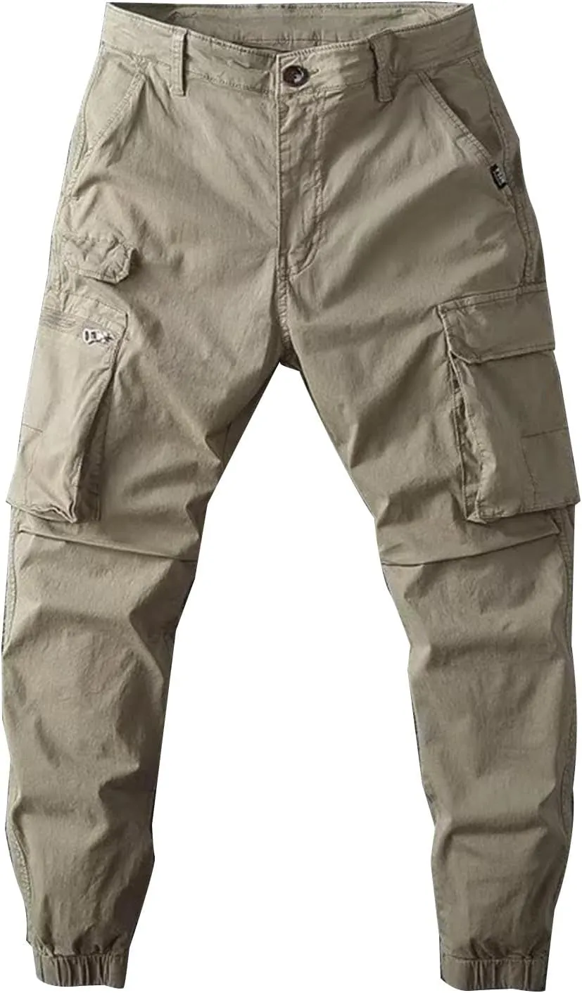 Cargo Pants for Men Baggy Tactical Slacks Smarty Public Riding Swim Cargo Joggers Sport Big and Tall Football