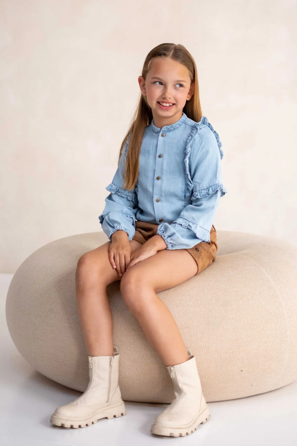 Carlijn Blouse Denim