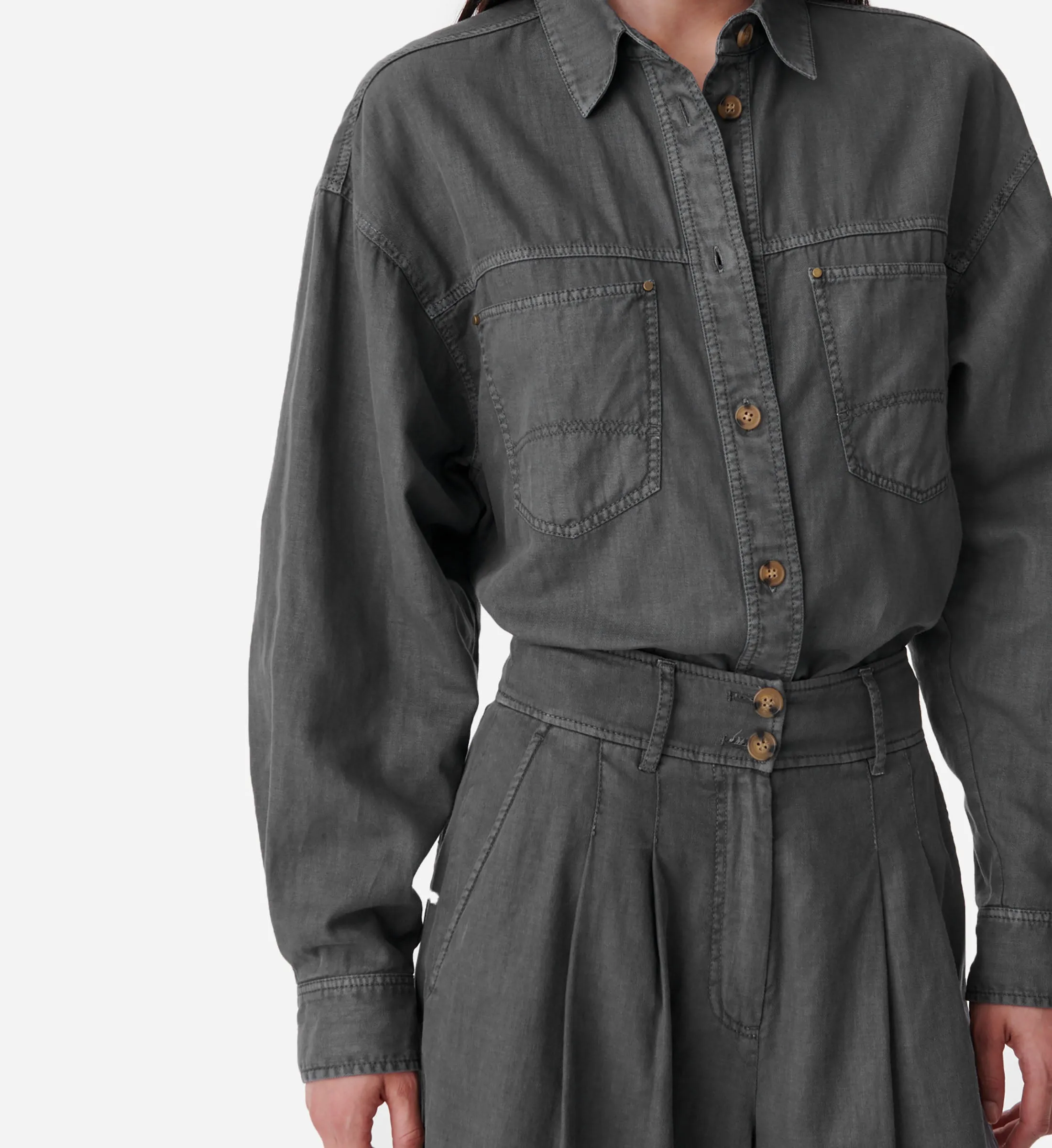Chemise Blue - Anthracite