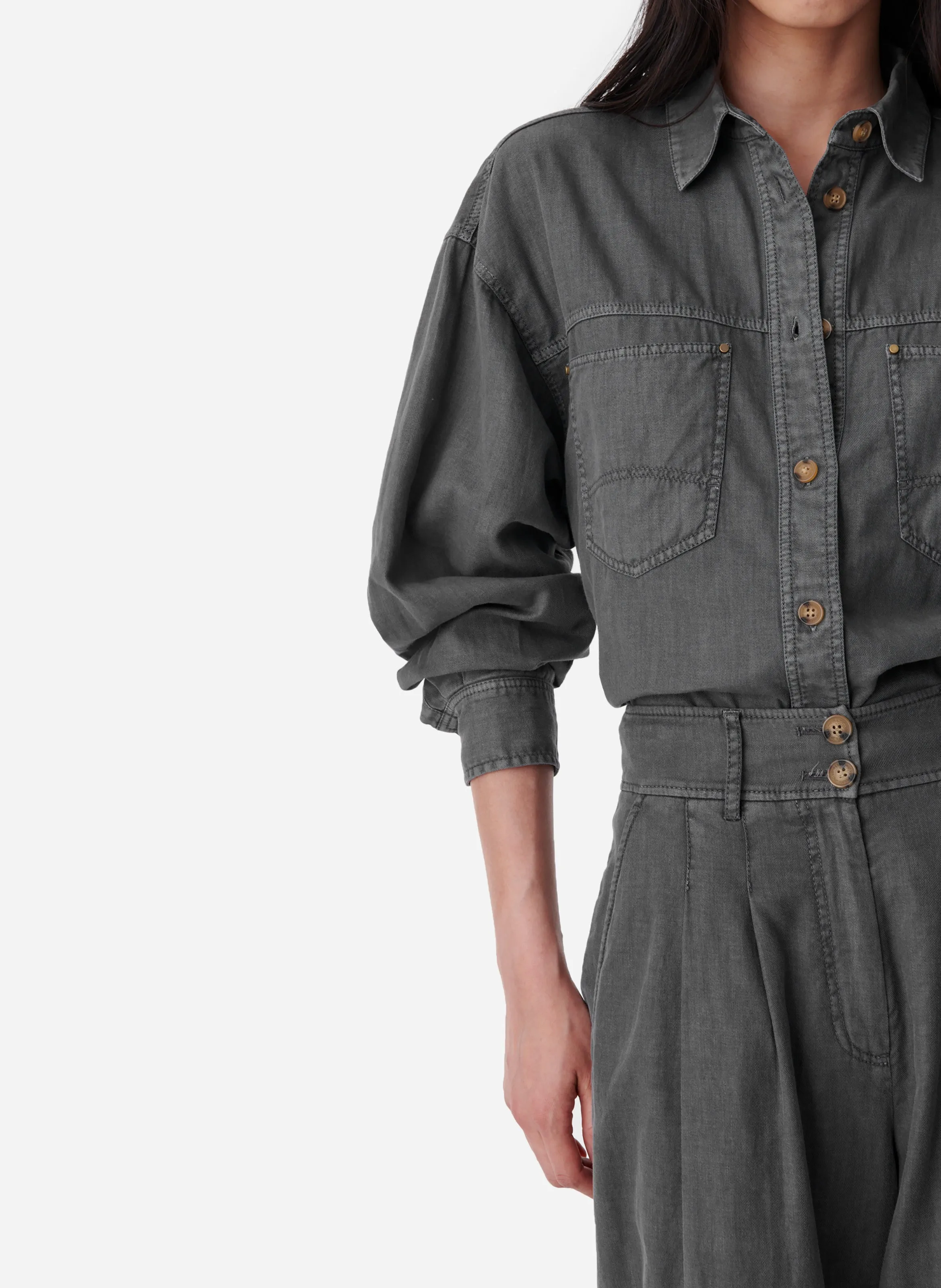 Chemise Blue - Anthracite