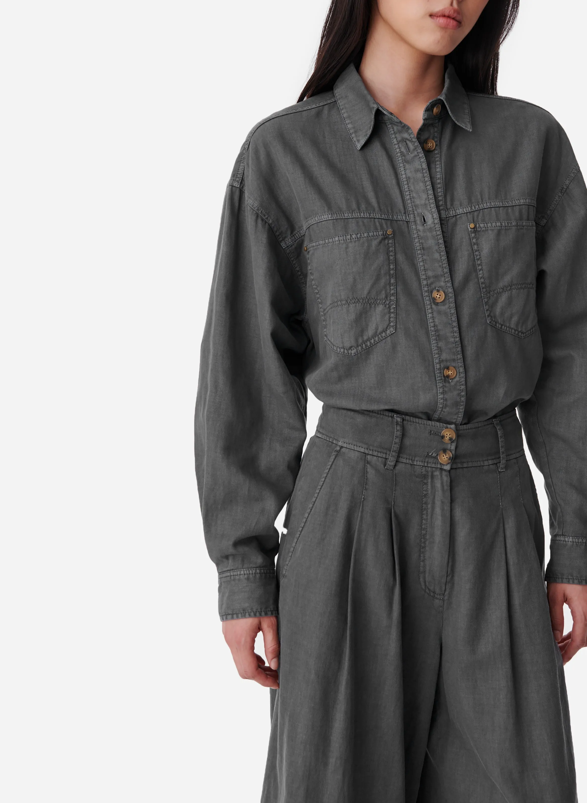Chemise Blue - Anthracite