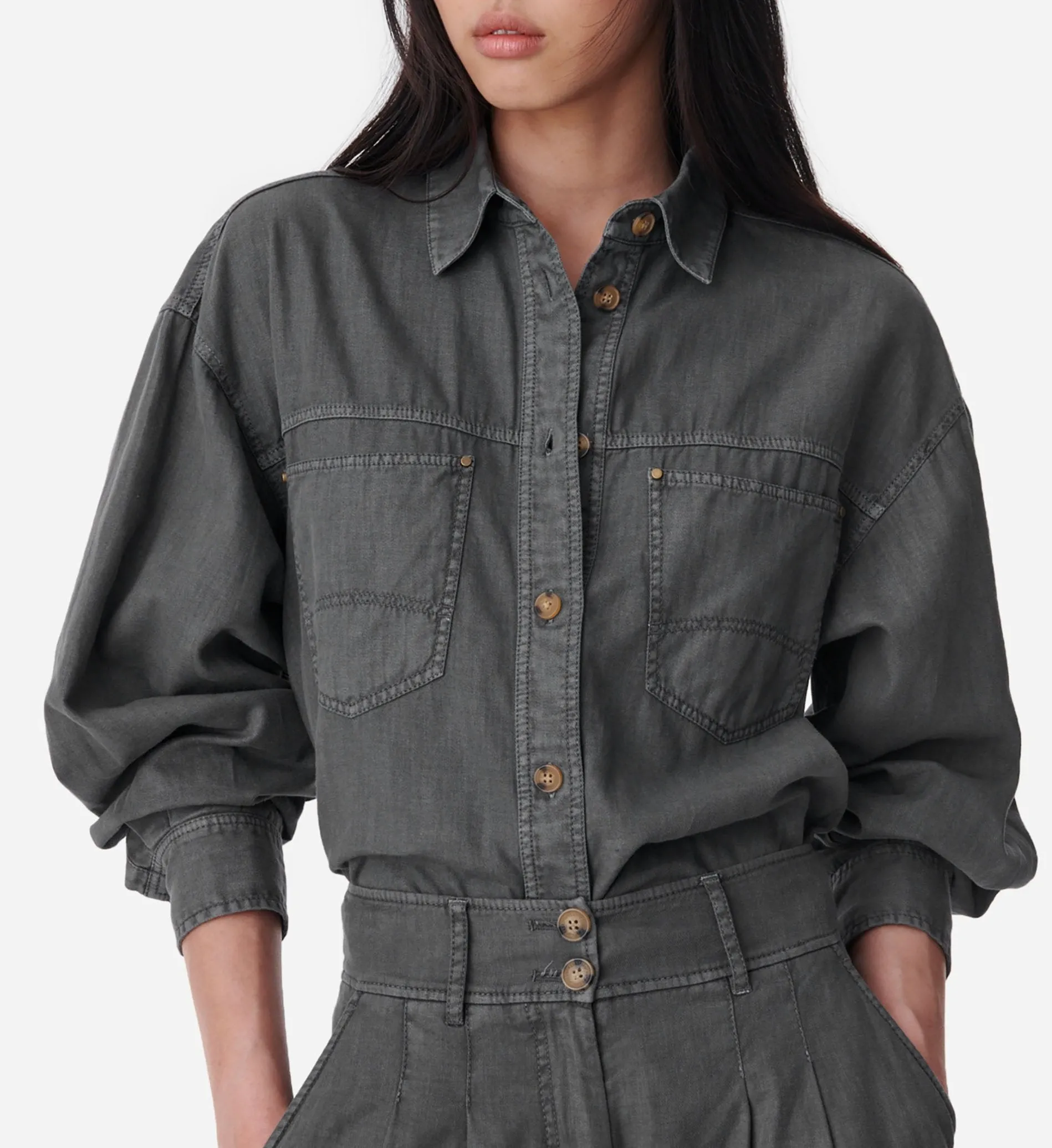 Chemise Blue - Anthracite