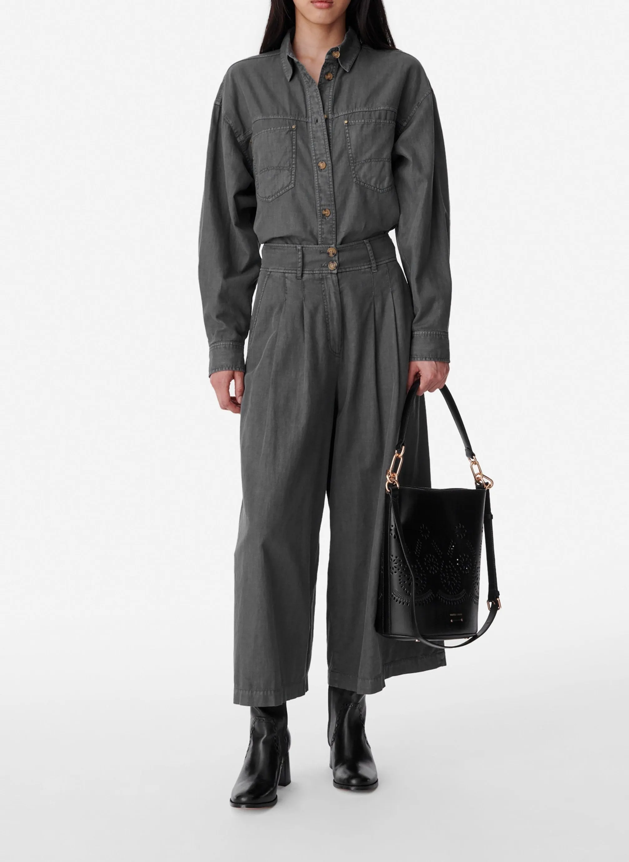 Chemise Blue - Anthracite