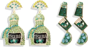 Cinco De Mayo Earrings for Women Fiesta Mexican Taco Margarita Dangle Earrings Jewelry Gifts Cinco De Mayo Shirt Dress Outfit Accessories Party Favors