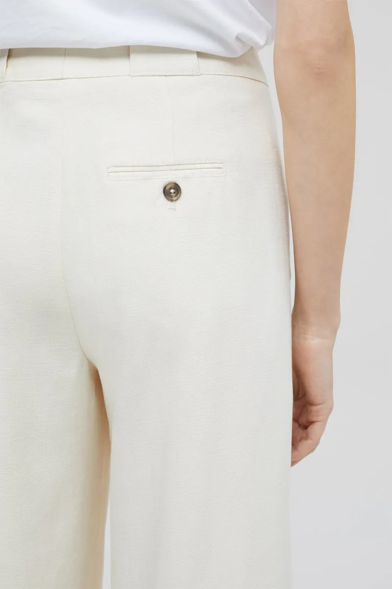 Closed - Pantalon Wide Legs - Blanc - Femme