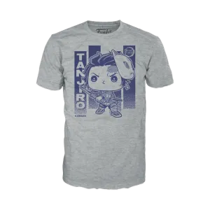 Funko Boxed Tee: Demon Slayer - Tanjiro Con Glicina Playera 2XL
