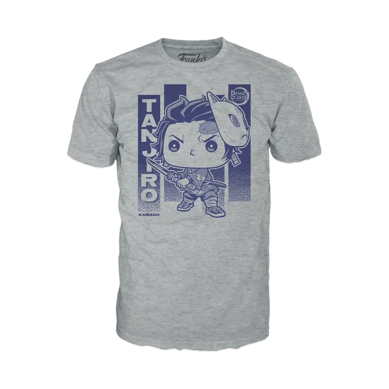 Funko Boxed Tee: Demon Slayer - Tanjiro Con Glicina Playera 3XL