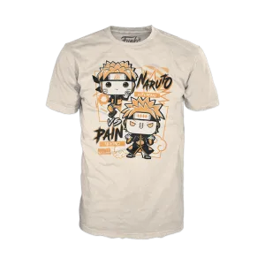Funko Boxed Tee: Naruto Shippuden - Naruto VS Pain Playera Extra Chica