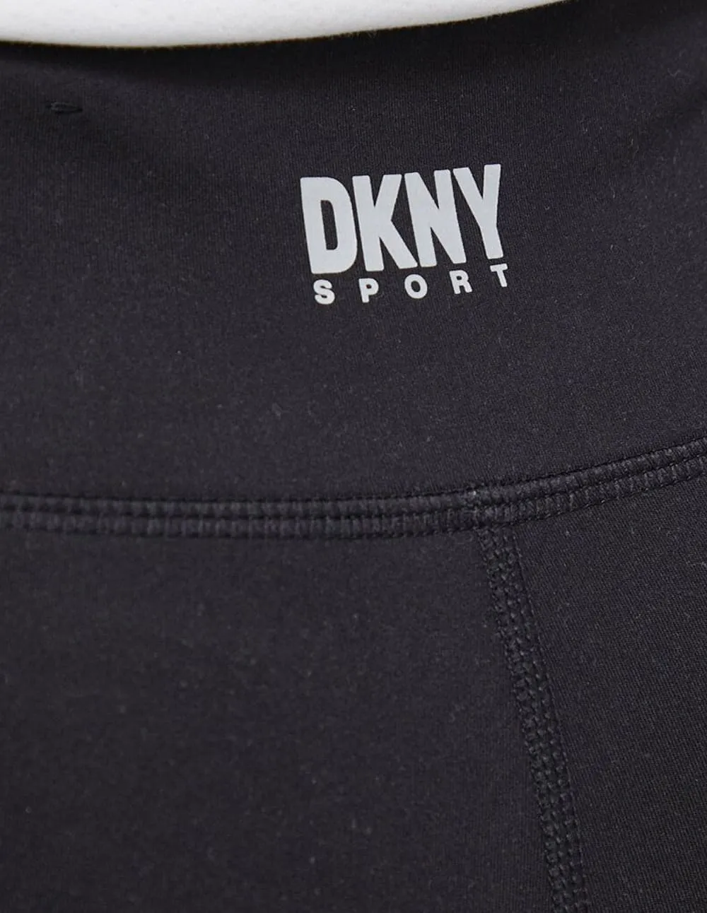 Leggings Donna Karan con Abertura Negros Mujer
