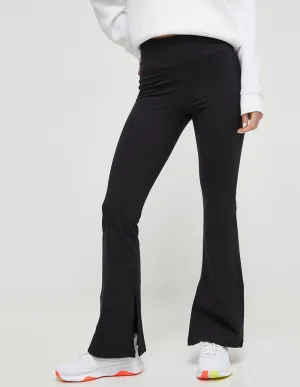 Leggings Donna Karan con Abertura Negros Mujer