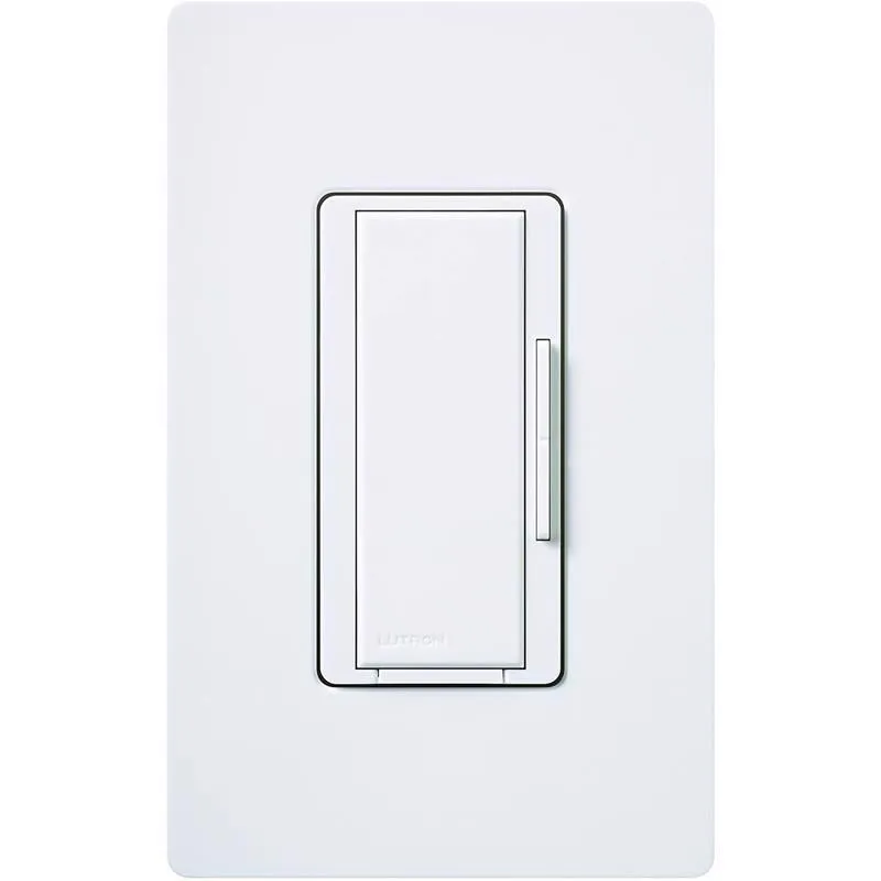 Lutron Maestro White 600 W Dual Control Dimmer Switch 1 pk