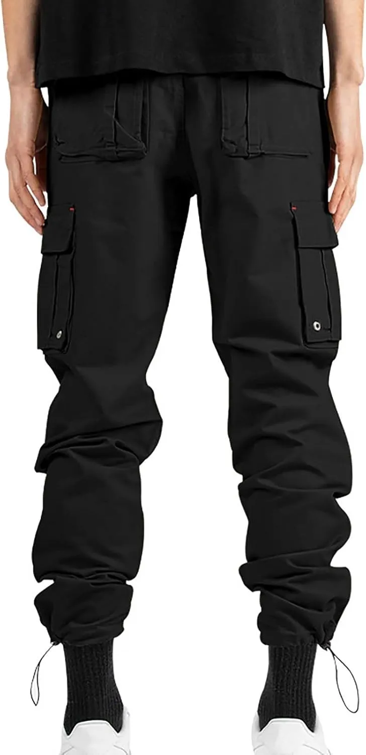 Mens Flexcamo Tactical Waterproof Pant for Men Relaxed Fit Work Camo Hiking Construction Pants Multi Pockets