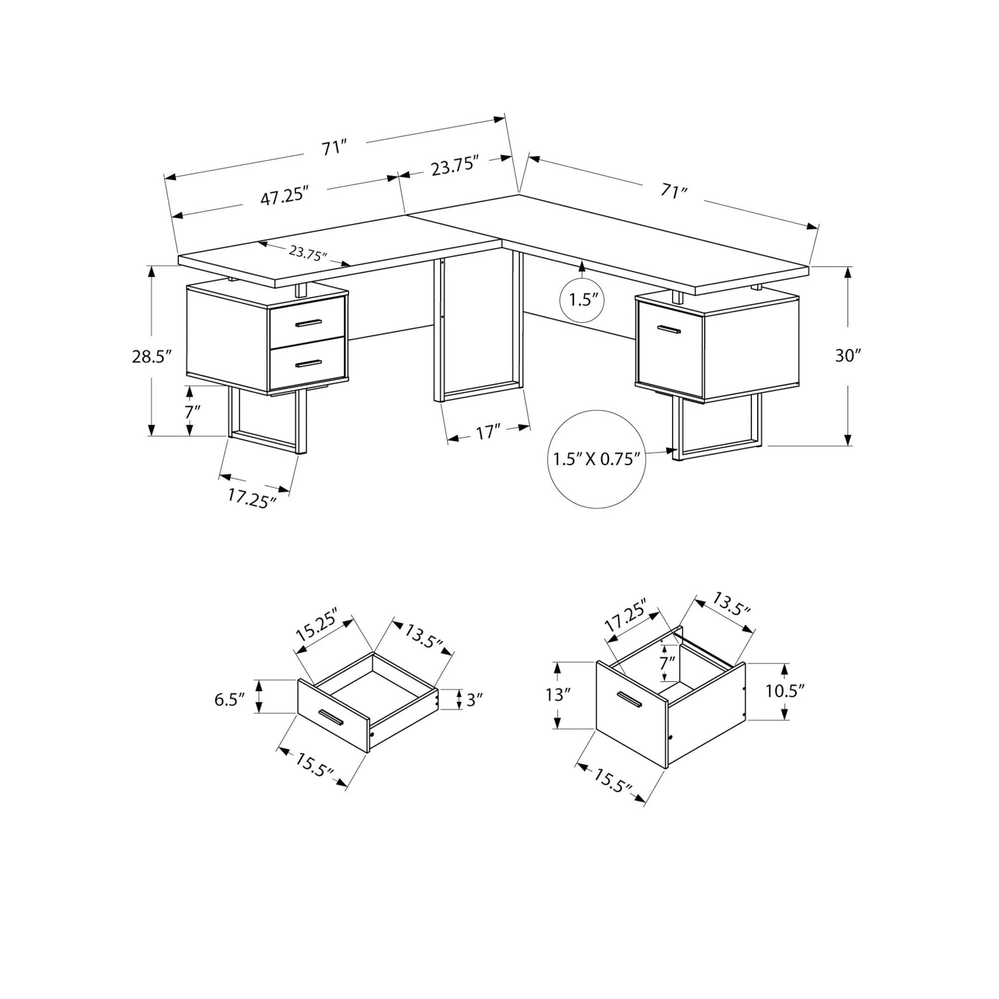 Monarch Bureau d'ordinateur I 7306