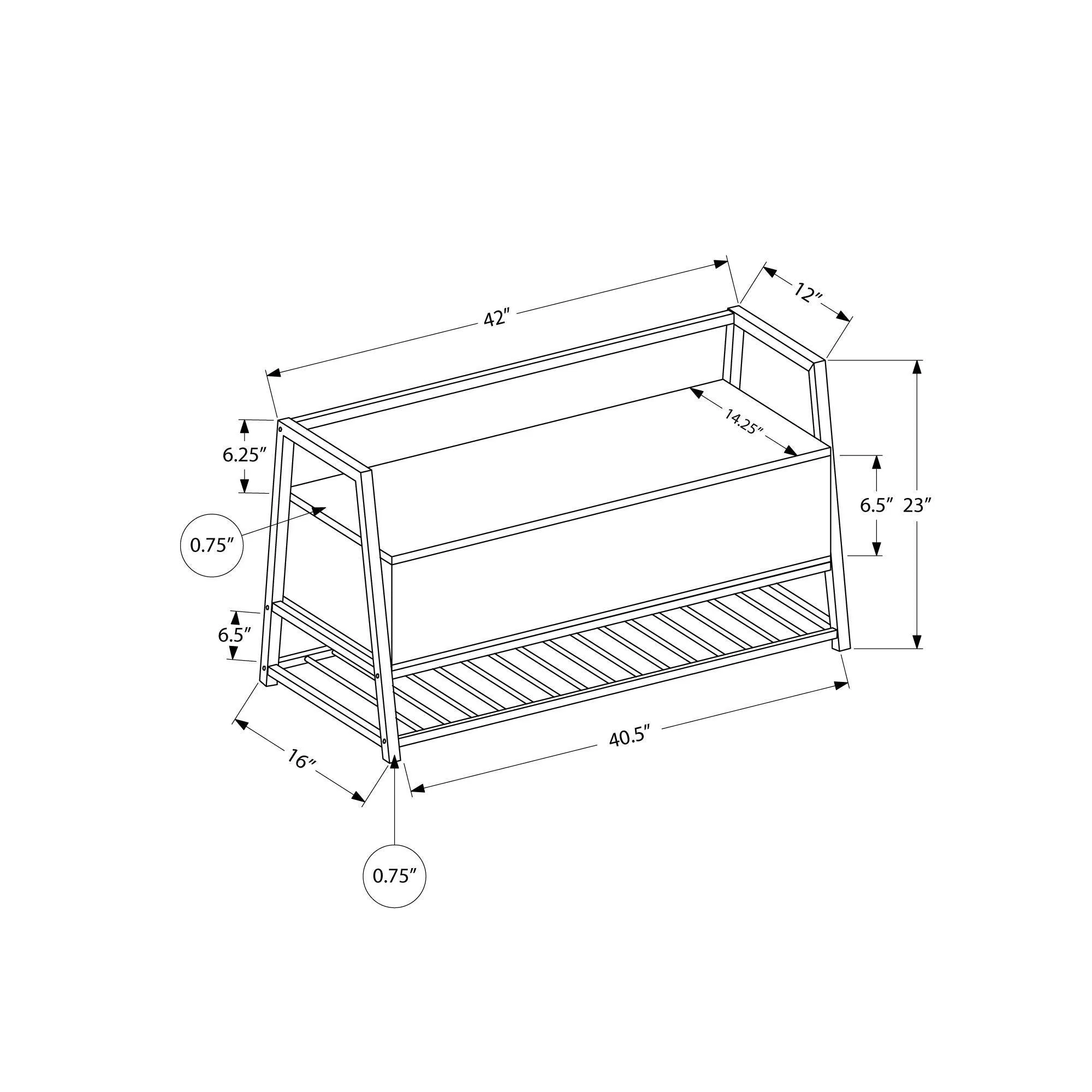 Monarch Décor pour la maison Bancs I 4500