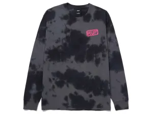 Polera Huf Common Tie Dye Hombre Negro
