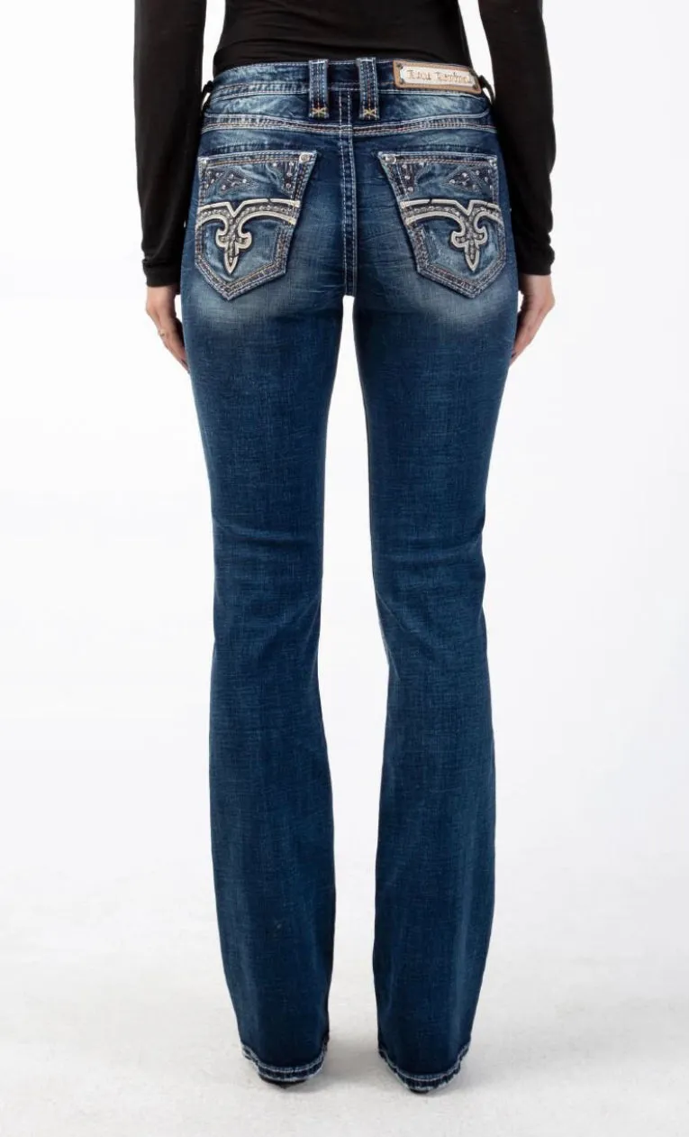 Rock Revival Hibiscus Boot Cut Jean