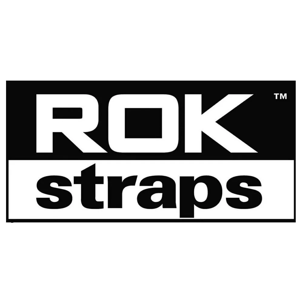Rok Luggage Straps Adjustable Stretch Cruiser 450 1500 x 25mm Black - Twin Pack