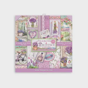 Set 10 Papeles Scrap Provence 30x30cm Stamperia