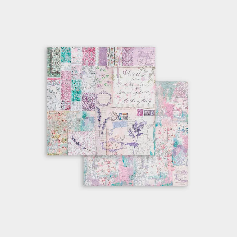 Set 10 Papeles Scrap Provence 30x30cm Stamperia