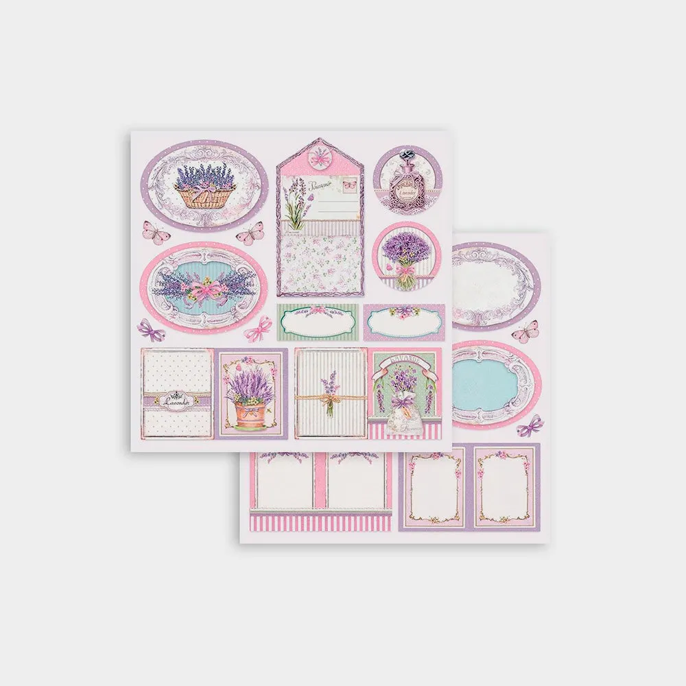 Set 10 Papeles Scrap Provence 30x30cm Stamperia