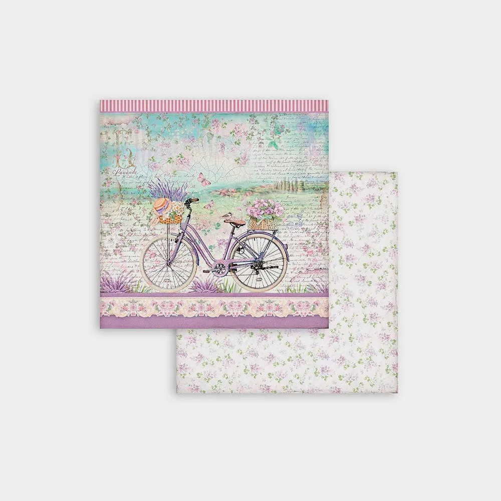 Set 10 Papeles Scrap Provence 30x30cm Stamperia