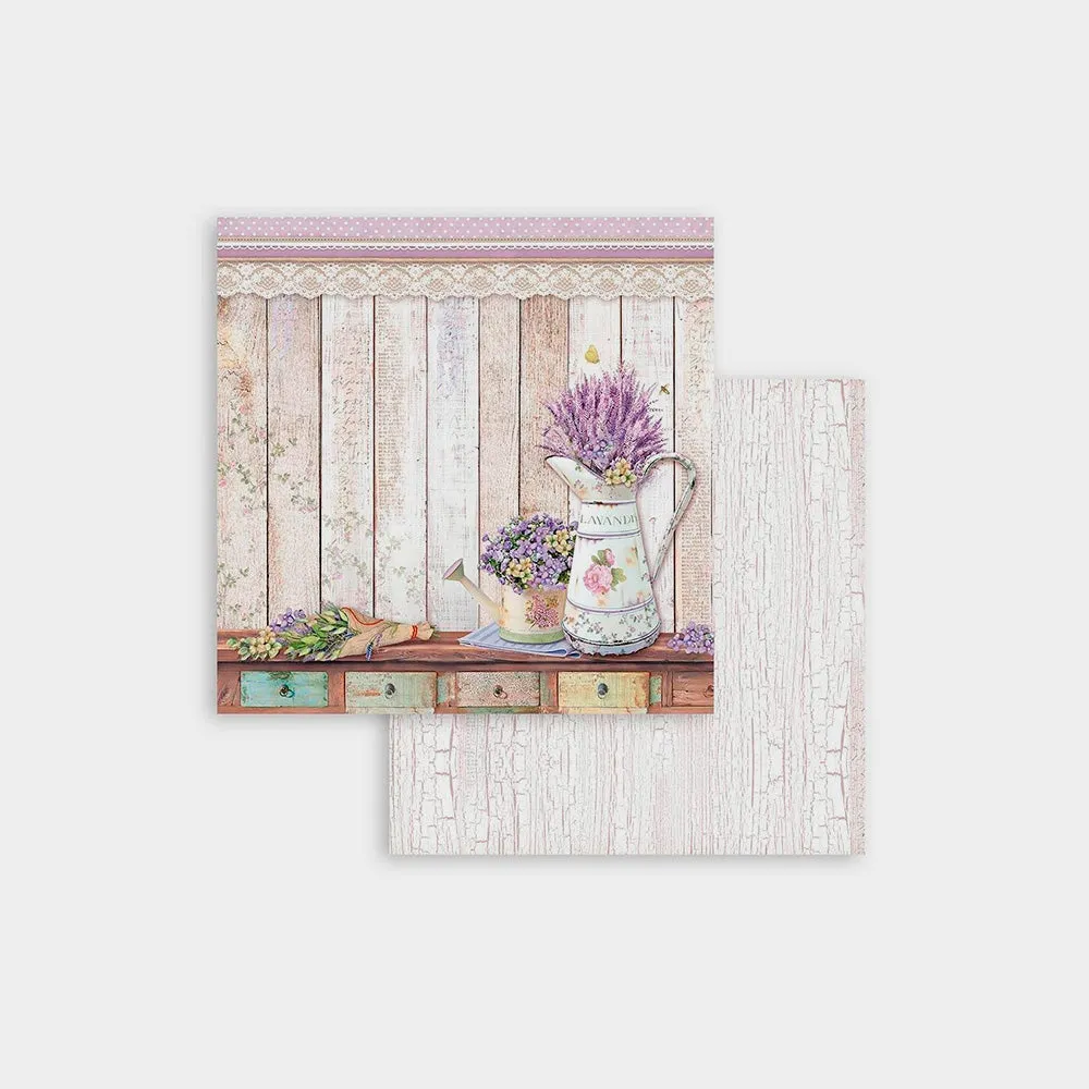Set 10 Papeles Scrap Provence 30x30cm Stamperia