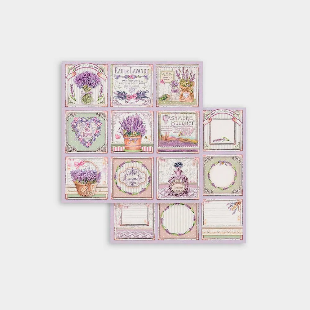 Set 10 Papeles Scrap Provence 30x30cm Stamperia