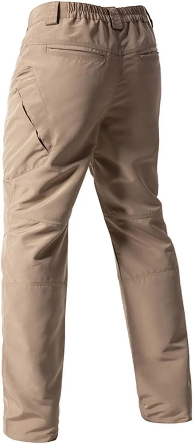 Tactical Cargo Pants for Men Ripstop Relaxed Fit Chino Work Pants Flexcamo - Waterproof Hiking Pants Multi Pockets