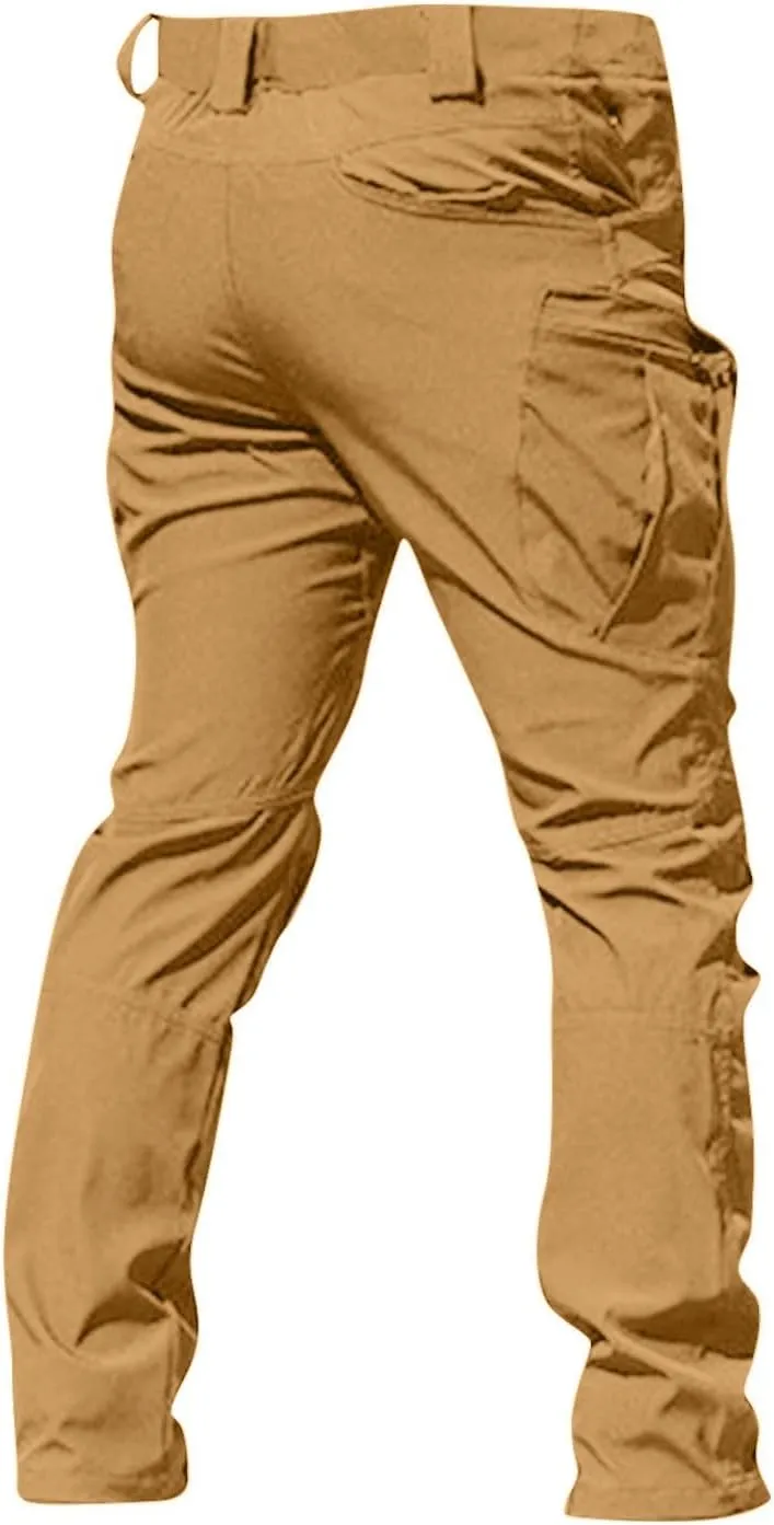 Tactical Pants for Men Stretch Ripstop Waterproof Quick Dry Cargo Hiking Pants Comfy Work Pant Outdoor with Pockets