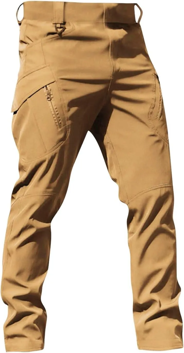 Tactical Pants for Men Stretch Ripstop Waterproof Quick Dry Cargo Hiking Pants Comfy Work Pant Outdoor with Pockets