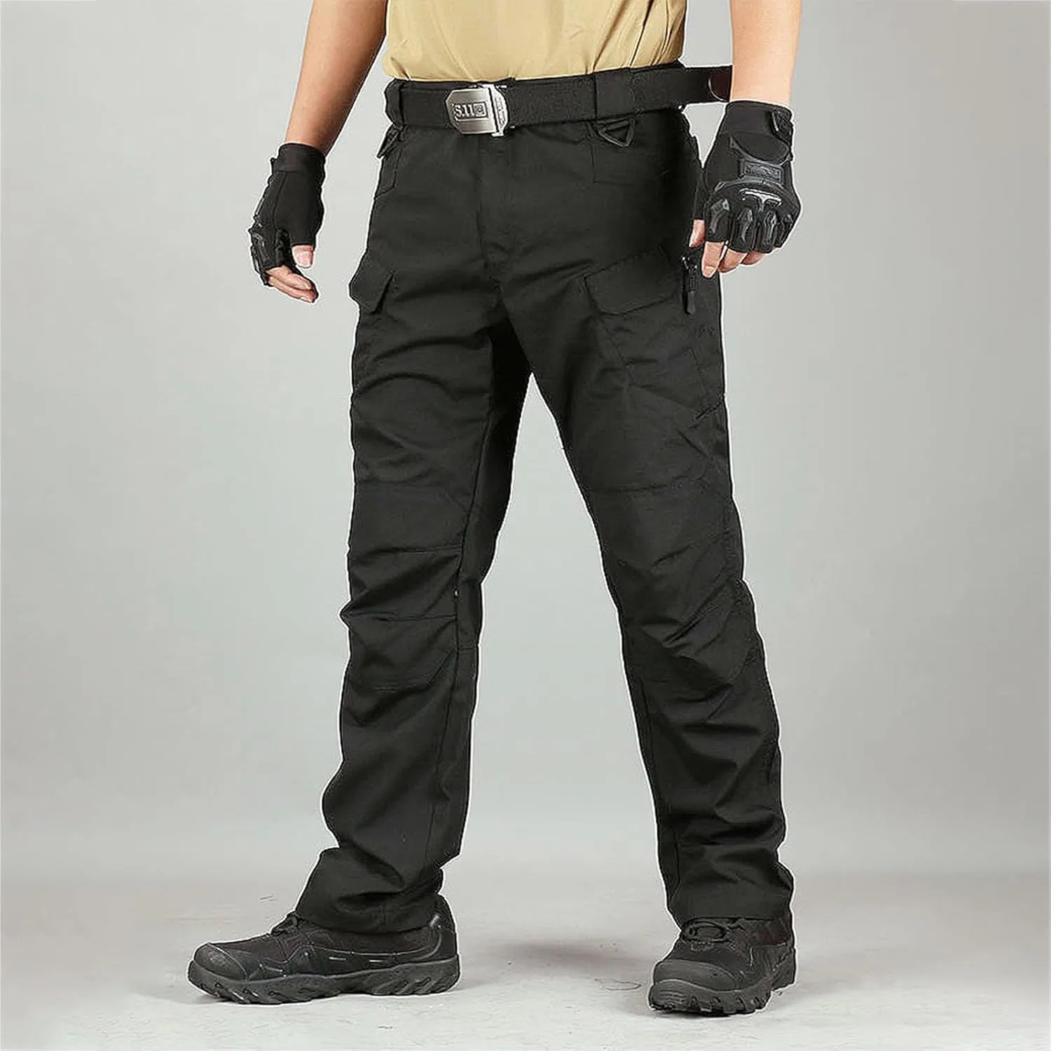 Tactical Pants for Men Stretch Ripstop Waterproof Utility Cargo Hiking Pants Comfortable Work Pant Hunting with Pockets