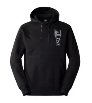 THE NORTH FACE SUDADERA OUTDOOR GRAPHIC HOODIE BLACK