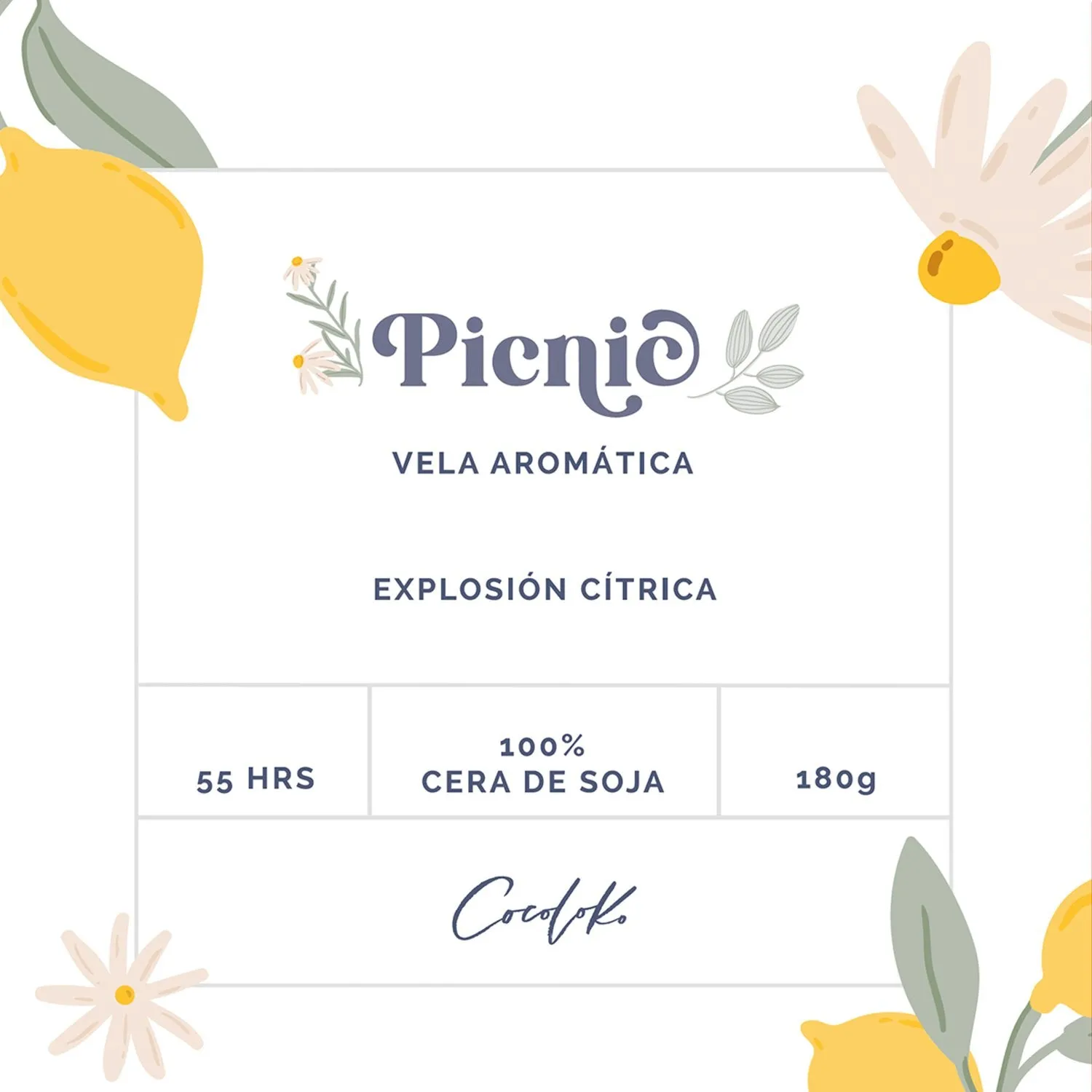Vela Aromática Picnic