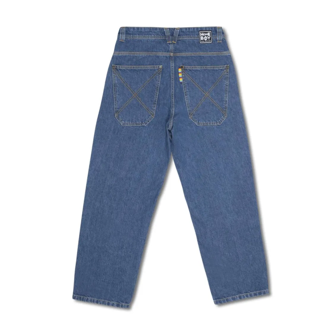 X-Tra Baggy Denim Washed Blue Jeans