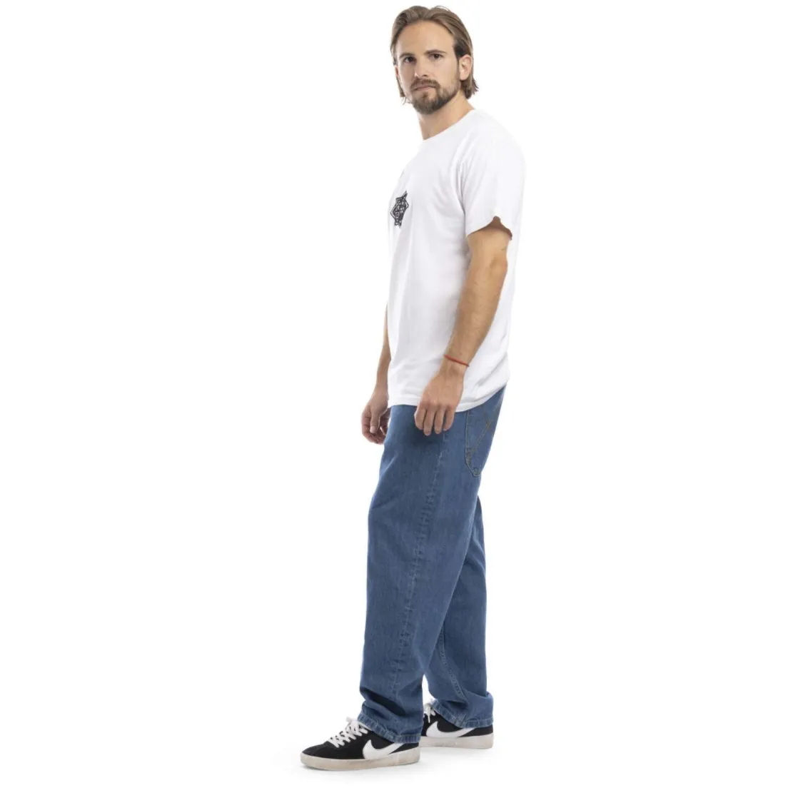 X-Tra Baggy Denim Washed Blue Jeans