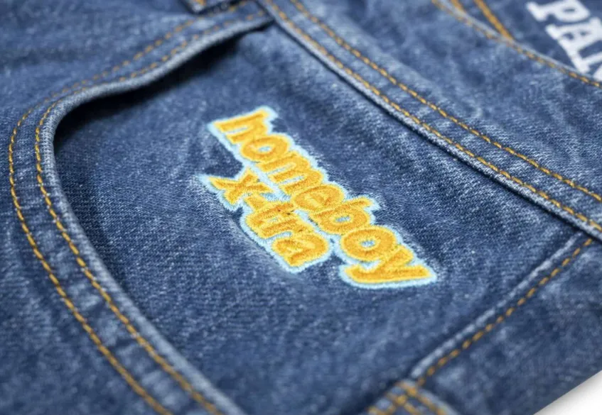 X-Tra Baggy Denim Washed Blue Jeans